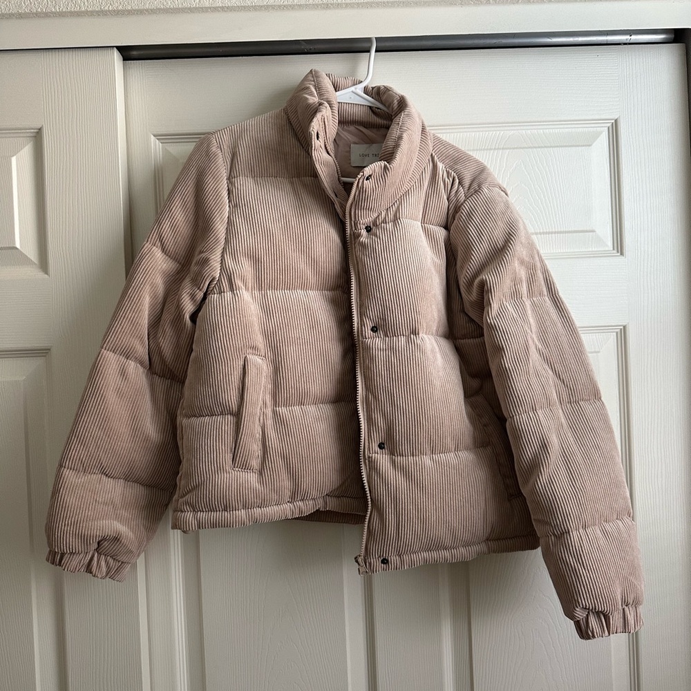 Love Tree Beige Corduroy Jacket